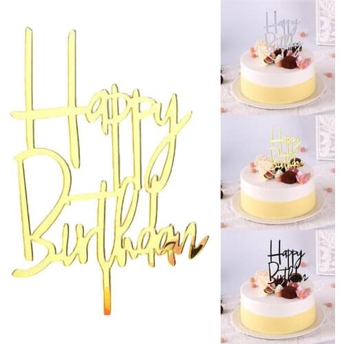 Cupcake Topper Decorative Letter Cupcake Pick Cake Topper Birthday Cake Decor For Party DIY Cake Making