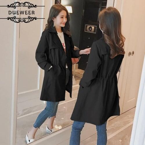 Trench Coats Women Solid Triple Breasted Pockets Loose Fashion Casual Elegant Slim Womens All-match Korean Style Plus Size 3XL