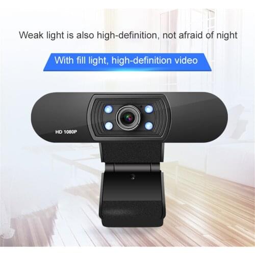 Kebidu H800 Full HD USB Webcam 1920 x 1080p Web camera With Microphone Web camera For Computer For Video Calling Conference