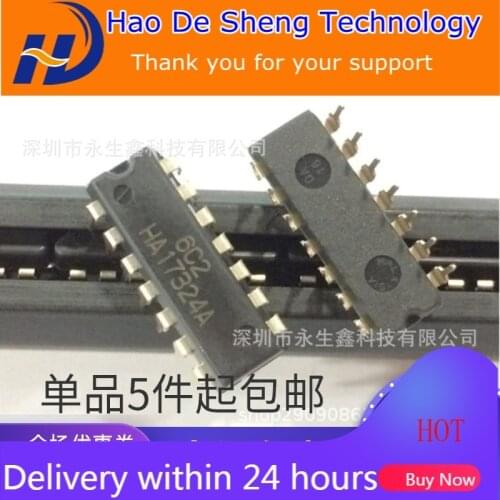 10PCS/LOT HA17324A HA17324 DIP14 Operational Amplifier New Original In Stock