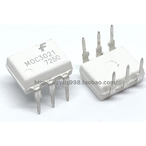 10PCS MOC3021DIP6 DIP optocoupler new and original IC