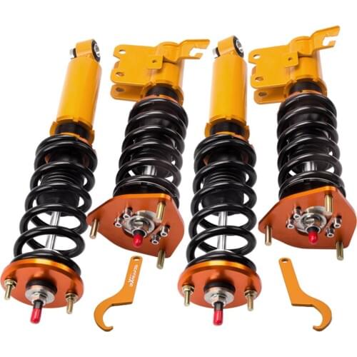 24 levels Damper adjustable Coilovers Suspension for NISSAN S13 Silvia 180SX 200SX 240SX Coupe 89-98