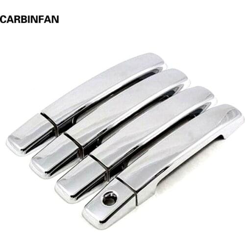 ABS Door Handle Chrome Covers Trim Car trim Sticker accessories for 2008 2009 2010 Nissan Qashqai