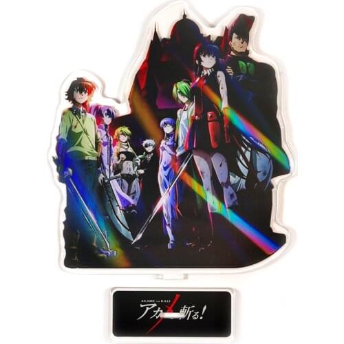 Akame ga KILL! Tatsumi Akame Mine Leone Lubbock Sheele Bulat acrylic standee figurines desk decoration cake topper anime