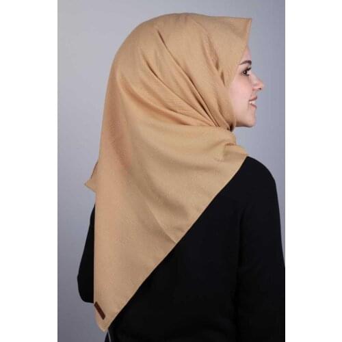 BONJELA SOLID COLOR NATURAL JAZZ SCARF-DESEN-01-RENK-03