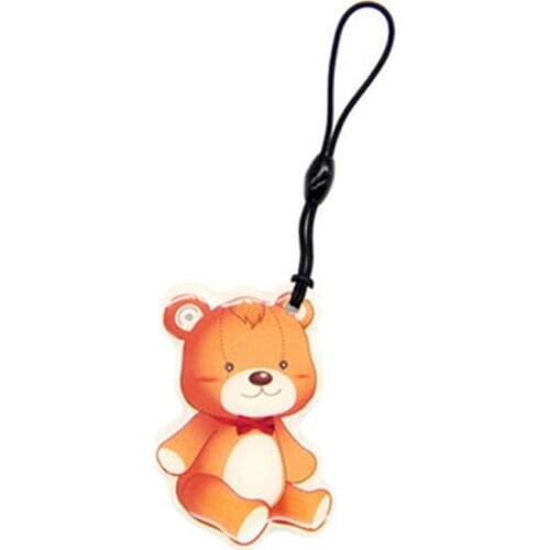 1Pcs EM4305 T5577 RFID Rewritable Cartoon Keyfobs Duplicator Copy 125khz Token Tag Key Fob Token Ring Keychain Proximity Card