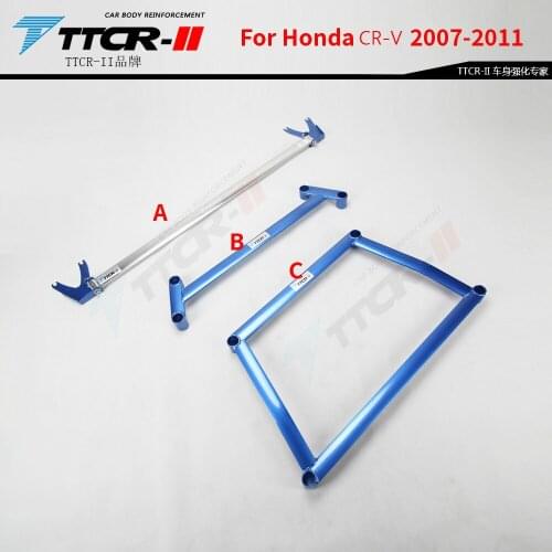 For Honda CR-V 2007-2011 Balance Bar Top Front and Rear Stabilizer Rod Car Body Chassis Strengthening Modification Accessories