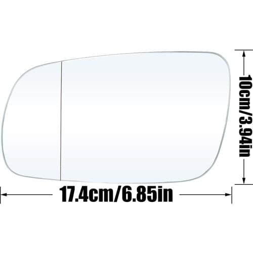 For Vw Jetta Golf Mk4 4 For Passat B5 B5.5 Seat Sharan 1999 - 2004 Left / Right Side Wing Mirror Glass Heated Exterior Clip On