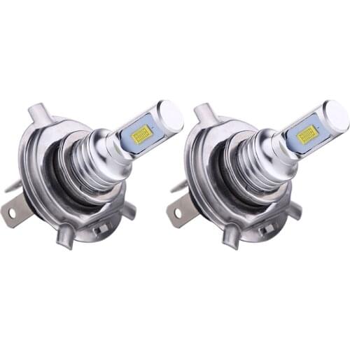 2Pcs CSP H1 H3 H4 H7 H11 9005 9006 H27 880 Car Auto Motocycle LED Turbo Car Headlight Bulbs Hi-Lo Beam Moto 6000K 8000K 4300K