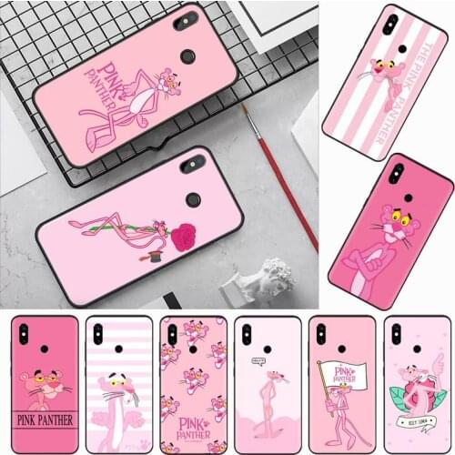 Cute cartoon pink panther Phone Case For Xiaomi Redmi note 7 8 9 t k30 max3 9 s 10 pro lite