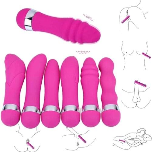 Mini Vibrator Realistic Dildo Anal Plug Female G Spot Vagina Clitoris Stimulator Massager Orgasm Erotic Masturbator Sex Toys
