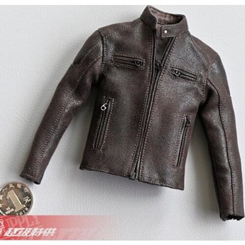 1:6 Soldier Model Accessories Clothes 12-inch Movable Dolls US Team Same Retro Style Motorcycle Jacket