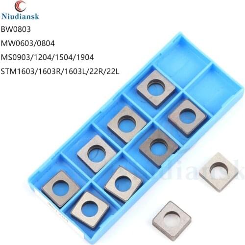 MS0903 MS1204 MS1504 MS1904 MW0603 BW0803 MW0804 STM1603 STM1603R STM22R 22L Carbide Insert Shim CNC Lathe Accessories Knife Pad