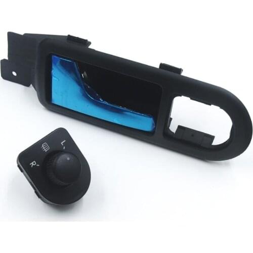 Inner Interior Door Handle Opener Left / Right + Switch for VW Passat B5 1998 1999 2000-2005 3B1837113 1J1959565E 3B1837114