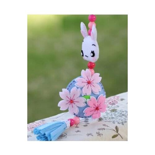 Personality car hanging Fabric Felt kit Non-woven cloth Craft DIY Sewing set Felt Handwork Material DIY needlework supplies