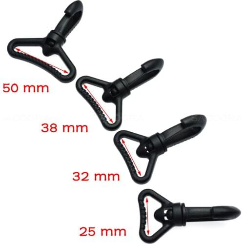 Plastic Swivel Snap Hooks For Bag Belts Straps Keychain Clasp Backpack Accessories Webbing 25mm 32mm 38mm 50mm
