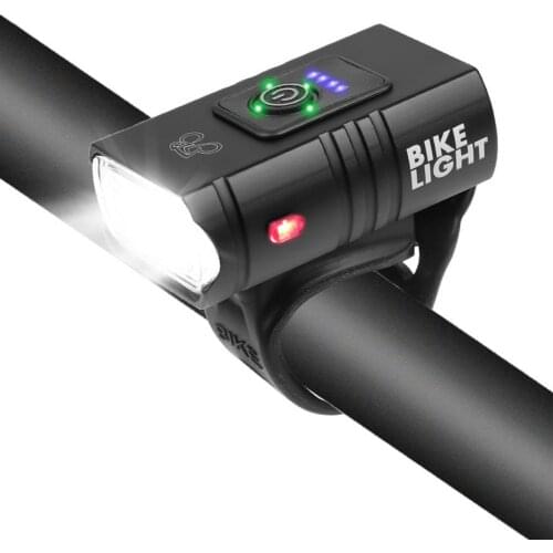 T6 LED Bicycle Light 10W 800LM 6 Modes USB Rechargeable Power Display MTB Mountain Road Bike Front Lamp Cycling Equipment