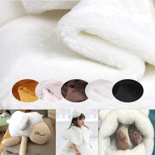 150x50cm1pc Soft Faux Fur Fabric 100%ES Fiber Fabric Short Plush Faux Fur Fabric Sewing Material Diy Home Cloth &Shawl Clothing