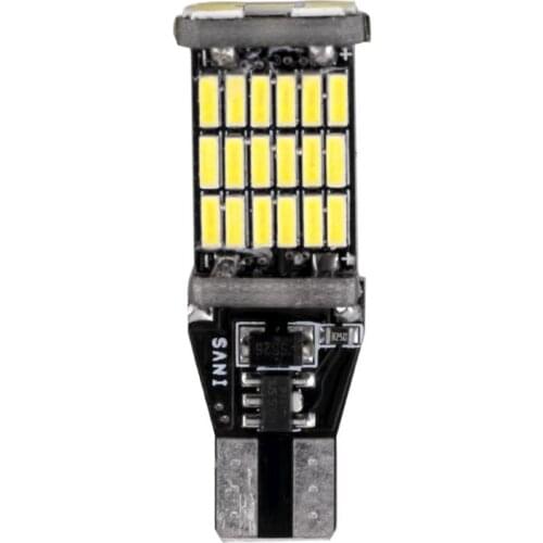 VODOOL T15 W16W LED Car Reverse Light Bulb Canbus Error Free 4014 45SMD Turn Signal Backup Parking Lamp Bulb DC 12V