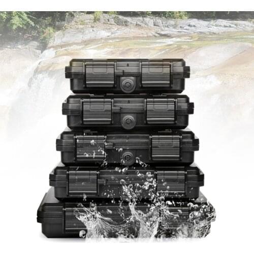 Toolbox Shockproof Waterproof Sealed Safety Case Moisture-proof Instrument Tool Box Dry Lockable with Pre-Cut Foam