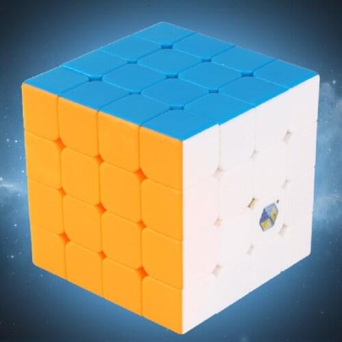 YuXin Black kylin 4x4x4 V2 Frosted Fluorescent Color yuxin 4x4x4 V2 NEO CUBE Black Kylin Speed Cube