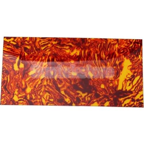 Sunset Glow Celluloid Guitar Head Veneer Shell Sheet