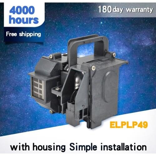 Replacement bulb With Housing fit For ELPLP49 EH-TW4000 TW4400 TW4500 8350 8345 8500UB 8700UB 8100 6100 6500UB 7100 for EPSO/N