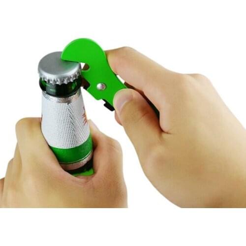 1PC Colorful Beer Opener Portable Wine Bottle Can Opener Metal Jar Bottle Openers for Wedding/Birthday Party Tool ELB 069