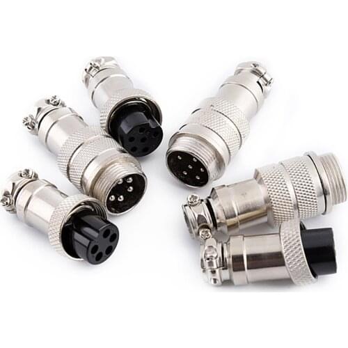 1PC Gx16 butt joint aviation connector plug docking femal & male 2/3/4/5/6/7/8/9pin circular connector