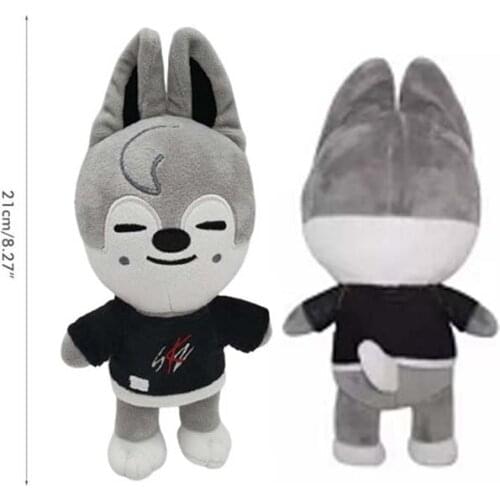 1PCS Skzoo Plush Toys Stray Kids Cartoon Stuffed Animal Plushies Doll Wolf Chan Leebit Fox.ny Jiniret Puppym Kids Fans Gift