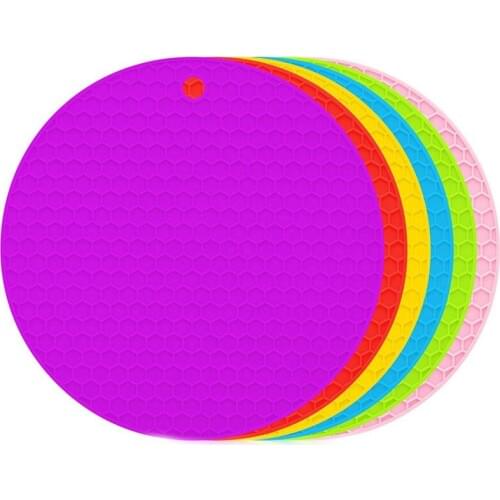 6 Pack Silicone Pot Holders Mat,Heat Resistant & Eco-Friendly Jar Opener Gripper – Silicon Potholder Trivet Hot Pad Or Mats For