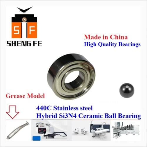 683ZZ bearing 3x7x3 ABEC-7|High-speed Precision machine bearing SMR683C-ZZ|Grease Stainless steel hybrid Ceramic Bearing 730ZZ