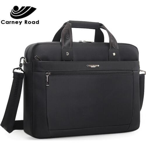 Brand Business Mens Briefcase 15.6 inch Laptop bag Document Handbag Casual Men Messenger Shoulder Bag Office Bag for Men