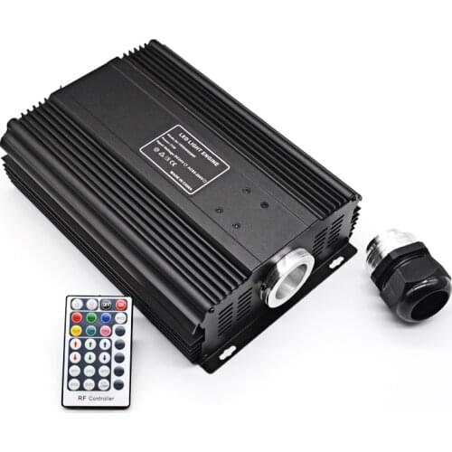DMX 75W RGB LED Fiber Optic Engine Driver+28key RF Remote controller for all kinds fiber optics