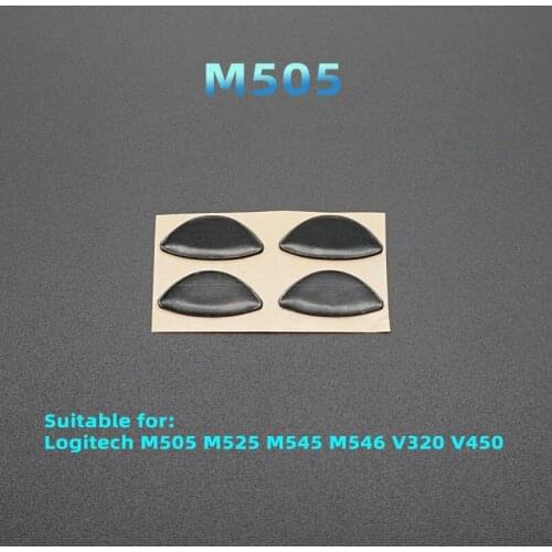1pcs 3M Mouse Skates for Logitech G3 G90 G100 G100S M505 M525 M545 M546 V320 V450 M705 0.6MM black Mouse Feet Replace Mouse foot