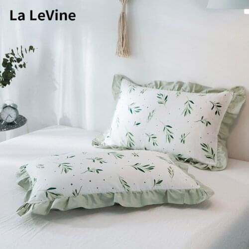 Lacework Pillowcase Pair of Cotton Decorative Pillow Cover Soft Children Adult Plant Cartoon Home Textile Pillow Case Bedding