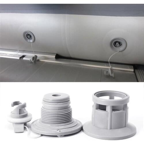 6 Holes Inflatable Boat Raft Dinghy Kayak Canoe Accessorie Air Valve Adapter Cap