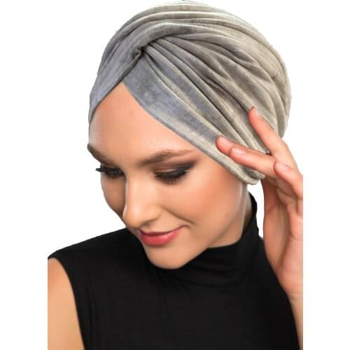 Patterned Pleated Cross Combed Cotton Lined 2021 summer season women hijab scarf bonnet