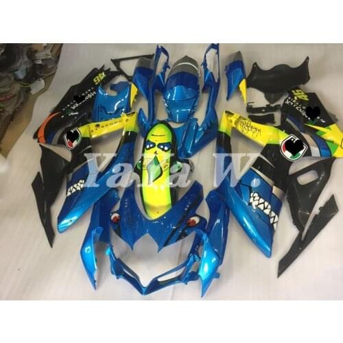 New ABS Fairings Kit Fit For SUZUKI GSXR600 GSXR750 2008 2009 2010 R600 R750 K8 GSXR 600 750 2008 2009 2010 BULE SHARK