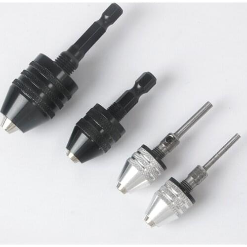 Hexagonal Shank Electric Drill Bit Chuck Three-jaw Chuck Grinding Machine Electric Extension Adapter