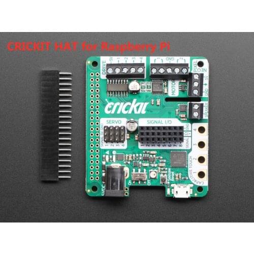 CRICKIT HAT for Raspberry Pi Creative Robotics & Interactive Construction Kit