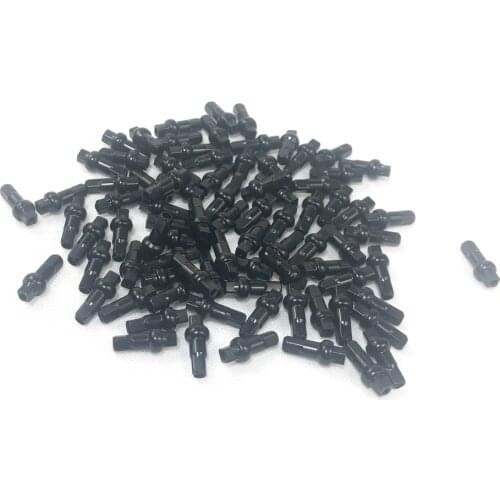 Pillar DSN Alloy Nipples Double Square 14.4mm 16mm 18mm length for 14G bike MTB or Road spokes Available at both black red