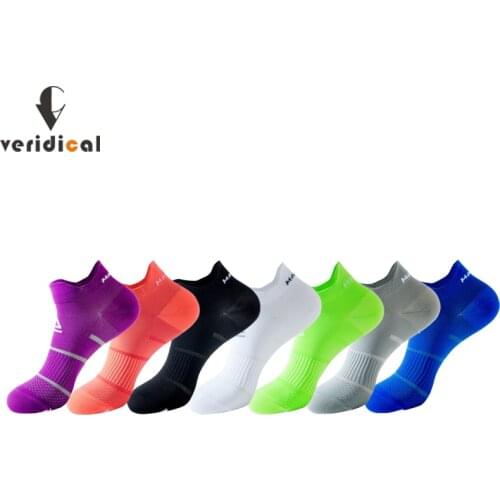 Sport Ankle Socks Women Men Nylon Outdoor Basketball Bike Running Football Breathable Non-Slip Colorful No Show Travel Socks