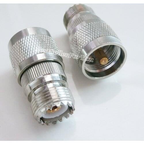 1Piece UHF PL-259 PL259 Male Plug To UHF SO-239 Female Straight RF Adapter