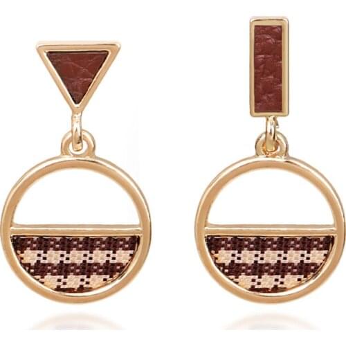 2020 Summer Elegant Pearl Long Earrings Geometry Rhombus Grid Women Girl Earrings Cute flower Heart Star Earrings