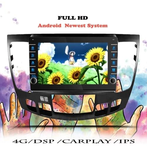 Multimedia Player Car Auto Radio Carplay For Hyundai Sonata 2009 Android 10.0 Navigation GPS 2 din DVD Camera Cassette Head Unit