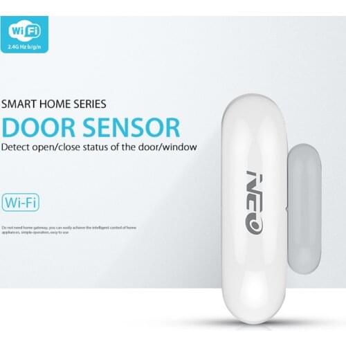NEO Coolcam Tuya WiFi Door Window Sensor Smart Home Automation App Notification Alerts Support Alexa Google Home