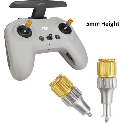 For DJI FPV Remote Controller 2 Joystick Aluminum Alloy Adjustable Height Thumb Rocker Rod Protector for FPV Combo Accessories