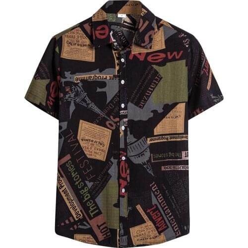 Ethnic Festival Celebrate 3D Printing Mens Shirt Retro Casual Loose Turn-down Collar Short Sleeve Shirt Basic Daily Wear