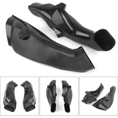 K3 GSXR 1000 Black Motorcycle Ram Air Intake Tube Duct Cover Fairing 2Pcs for SUZUKI GSXR1000 2003 2004